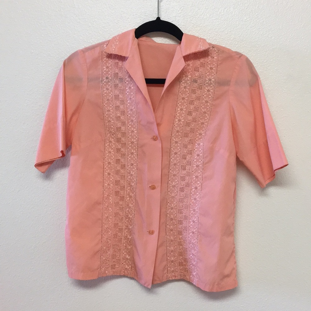 Vintage Button-Up Blouse